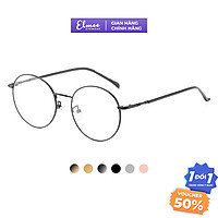 Gọng kính cận mắt tròn Elmee E2887 - kính mắt to dành cho cả nam và nữ, có cắt mắt cận