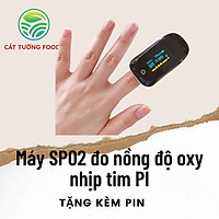 MÁY ĐO NỒNG ĐỘ SPO2 OXY TRONG MÁU VÀ NHỊP TIM VÀ CHỈ SỐ TƯỚI MÁU PI - OXIMETER IMDK HÀNG XUẤT ÂU TẶNG KÈM PIN