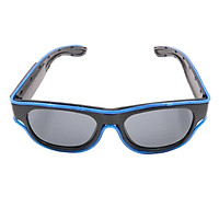 YJ011 LED Glasses 10 Colors Optional Light Up EL Wire USB Charge Twinkle Glowing Party Club Holiday Bar Decorative
