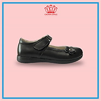 Giày Búp Bê Đi Học Bé Gái Crown Space UK School Shoes CRUK3039 Cao Cấp Nhẹ Êm Thoáng Mát Size 28-36/4-14 Tuổi