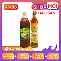 Combo Mật Ong Thiên Nhiên 5 Sạch Honeyboy 500ml và Mật Ong Thô Honeyboy 1000ml