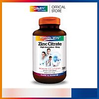 Viên Uống Bổ Sung Kẽm Hấp Thụ Cao Cải Thiện Sức Khỏe Holistic Way 15Mg (100 Viên Nén)
