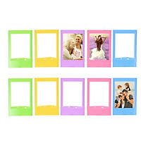 Set 10 Khung ảnh để bàn bằng nhựa nhỏ 3 "Mini Bằng Nhựa 5 Màu Cho Fujifilm Instax Mini 8 7s 90 25 50s 9 Sp-1 Sp-2