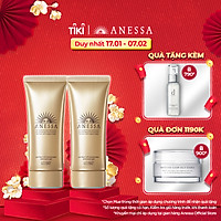 Bộ đôi 2 Kem chống nắng dạng gel bảo vệ hoàn hảo Anessa Perfect UV Sunscreen Skincare Gel 90g