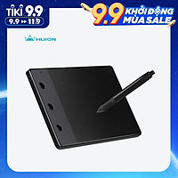 Huion Bộ Bảng Vẽ Đồ Họa H420 Với Bút Ghi Hình Không Dây Kỹ Thuật Số-Màu Đen