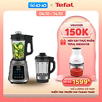 Máy làm sữa hạt, xay nấu đa năng 2 cối nóng và lạnh, hút chân không - Tefal Ultra Blend Boost BL985A31 - 1300W - Hàng chính hãng
