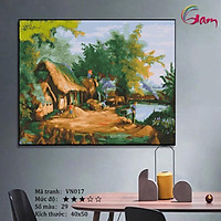 Tranh tô màu theo số phong cảnh Việt Nam VN017