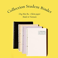 Sổ Còng Kéo Tặng Lịch Năm Môn Học A5 B5- Toán Văn Anh Lý - Student Binder