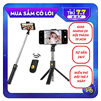 Gậy chụp ảnh tự sướng Mawa K07 - Tích hợp 3 chân tripod và remote bluetooth chụp từ xa - Hàng chính hãng