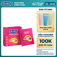 Bao cao su Durex Pleasuremax Hộp 3 Bao