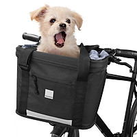 Waterproof Bike Basket Front Bicycle Bag Cycling Handlebar Pannier Large Capacity MTB Bike Phone Holder Road Bike Bag