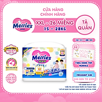 Tã Quần Merries - Size XXL - 26 Miếng (Cho Bé 15 - 28kg)