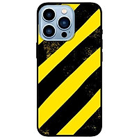 Ốp lưng dành cho Iphone 13 Mini - Iphone 13 - Iphone 13 Pro - Iphone 13 Pro Max - Sọc Vàng Đen