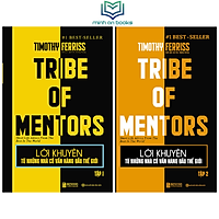 Trọn Bộ 2 Cuốn Lời Khuyên Từ Những Nhà Cố Vấn Hàng Đầu Thế Giới – Tribe Of Mentor (Tập 1 + Tập 2)– MinhAnBooks