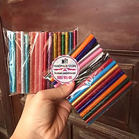 Keo nến màu mix các loại đường kính 7mm x chiều dài 10cm