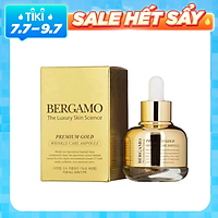 Tinh Chất Chống Lão Hóa Căng Mịn Da Bergamo Premium Gold Wrinkle Care Ampoule 30ml
