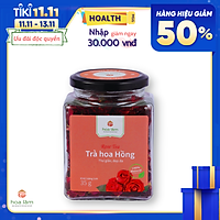 Trà Hoa Hồng Cổ SaPa Sấy lạnh 35gram - Hoa Lâm - Chứa vitamin C, carotene, các loại vitamin nhóm B và vitamin K mang lại nhiều công dụng tuyệt vời cho cơ thể, thư giãn, đẹp da