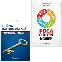 Combo 2 Cuốn Sách Kinh Doanh Hay: Những Bài Học Đắt Giá Trong Bán Hàng + PDCA Chuyên Nghiệp