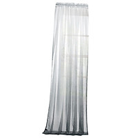 Window Valance Drape Gradient Color Sheer Voile Curtain Panel 100x160cm