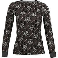 Áo T-shirt Nữ có Bo Tay_Yvette LIBBY N'guyen Paris_YVETTE COOL WT2 _Màu Xám (Volcanic Glass)_Cotton Mélange hữu cơ (Organic)