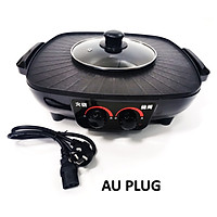 Electric Barbecue Hotpot Oven Grill Teppanyaki Hot Pot Machine BBQ