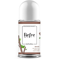 Lăn Khử Mùi Chiết Xuất Thiên Nhiên Refre Natural Woody – Hương Gỗ 40ml