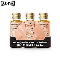 3 lọ Nước uống làm đẹp Collagen ADIVA Gold