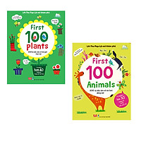 Lift-The-Flap - Lật Mở Khám Phá - First 100 Animals + First 100 Plants