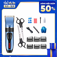 Bộ dụng cụ tông đơ điện cắt tóc chuyên nghiệp với 5 chế độ, cổng sạc USB tiện lợi