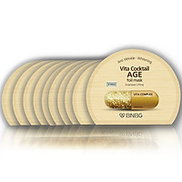 Combo 10 Mặt nạ dưỡng da giúp nâng cơ, chống lão hóa BNBG Vita Cocktail Age Foil Mask - Intensive Lifting 30ml x 10