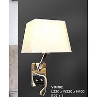 Đèn gắn tường đọc sách trang trí vách đầu giường phòng ngủ VDN08