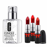 Kem Dưỡng Ẩm Clinique Dramatically Different (Lotion/ Gel/ Hydrating Jelly) 125ml + Tặng 1 Thỏi Son M.A.C (Ruby Woo/ Chili/ Lady Danger)