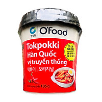 Bánh Gạo Tokpokki Hàn Quốc Ăn Liền Vị Truyền Thống O'Food Ly 105g