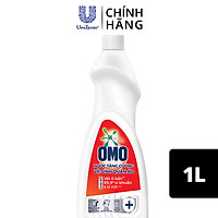 Nước tăng cường vệ sinh quần áo Chai 1L OMO Loại bỏ 99,9% vi khuẩn, vi rút Dịu nhẹ với da tay