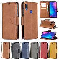 Ốp lưng da ví gập cho Huawei Y7 Y6 Y5 P Smart 2019 Honor 10 Lite 10i 20i 20 Lite