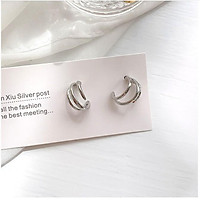 Khuyên tai dáng xoắn tròn, bông tai trang sức Ulzzang BT001 - Filibrastyle