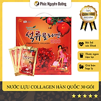 Nước lựu Collagen cho phụ nữ 80ml x 30 gói - Chống oxy hóa, tổng hợp collagen cho da, tốt cho tim mạch và giảm nguy cơ mắc bện gout