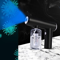 Handheld Nano Fogger Portable Cordless Spray Fogger Machine 250ML Home Blue Light Nano Steam Gun for Disinfection Home Office Public and Salon