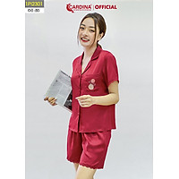 Đồ Bộ Pijama Nữ CARDINA Chất Lụa Satin Nhật Viền Ren 1Pi23