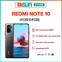 Điện Thoại Xiaomi Redmi Note 10 (4GB/64GB) - Hàng Chính Hãng