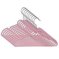 Multifunctional Heart Shaped Plastic 10pc Hanger for Suits Non Slip 40CM