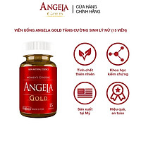 Viên uống ANGELA GOLD tăng cường sinh lý nữ với Lepidium Meyenii, P.Leucotomos (15 viên)