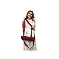 TÚI ĐEO CHÉO MIDORI - VẢI CANVAS THỜI TRANG - VÀNG - HỒNG XANH NAVI - TÚI ĐEO CHÉO - TÚI TOTE - TÚI ĐEO VAI