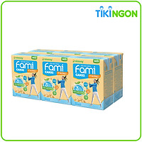 Lốc 6 sữa đậu nành Fami Canxi ít đường 200ml