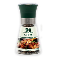 Natural Muối Himalaya Tiêu Chín Phú Quốc Lá Chanh - kèm cối xay gia vị tiện lợi