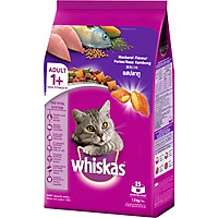 Đồ Ăn Cho Mèo Lớn Whiskas Vị Cá Thu Túi 1.2 Kg