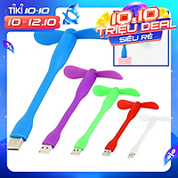 Quạt mini 2 cánh cổng USB ( giao màu ngẫu nhiên )