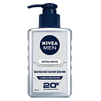 Sửa rửa mặt Nivea nam serum Extra white 100ml - 15453
