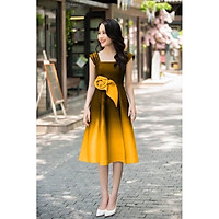 Đầm dự tiệc phối màu bombre TRIPBLE T DRESS - size M/L (kèm ảnh/video thật) MS110Y