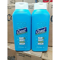 Sữa Tắm Gội Coast Classic Scent Dành Cho Nam 946ml